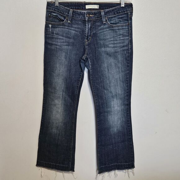 Women's Levis 545 Low Boot Cut Jeans Dark Blue Denim Size 10 M - Picture 1 of 5